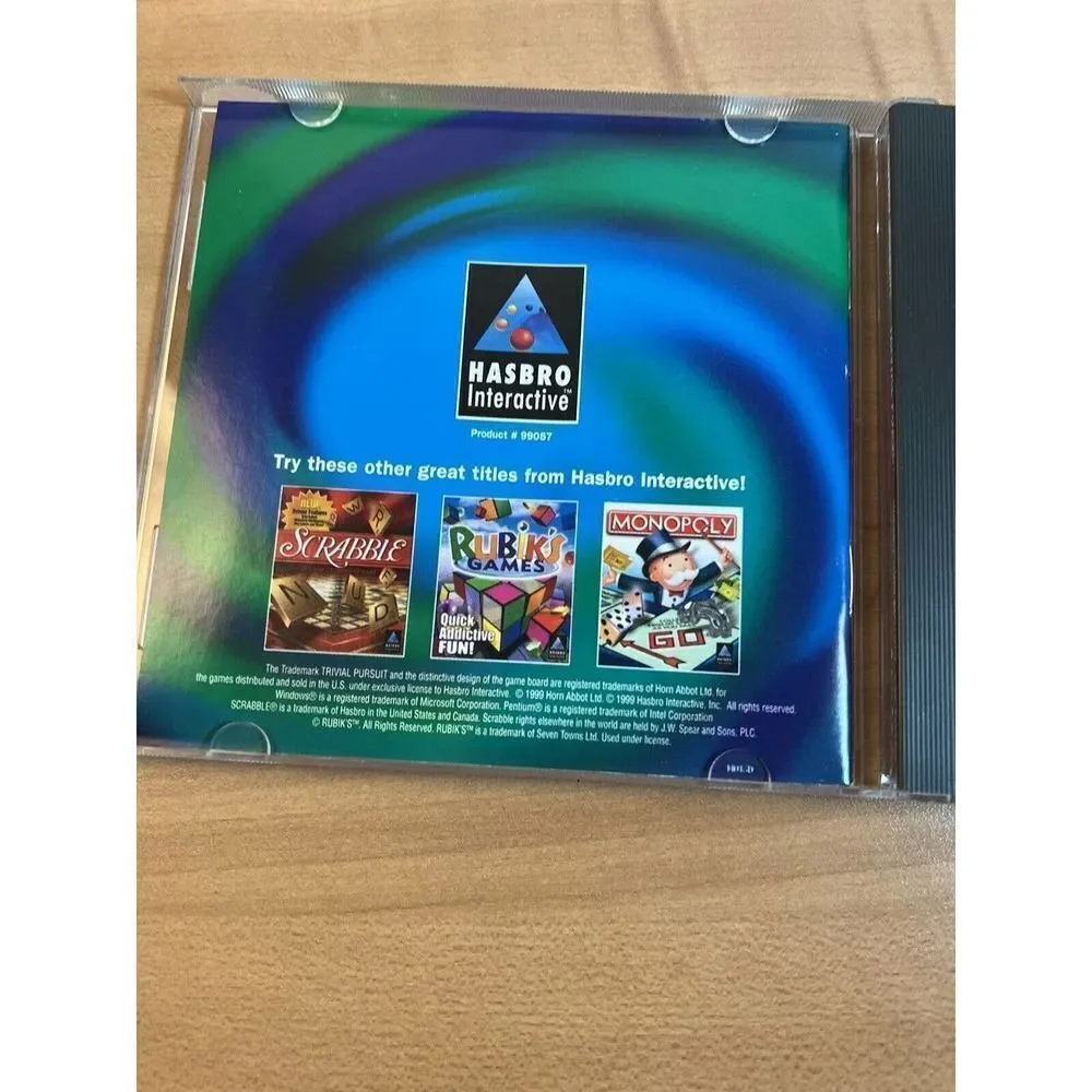 Trivial Pursuit Millennium Edition Hasbro Interactive WIN 95/98 CD ROM 1999